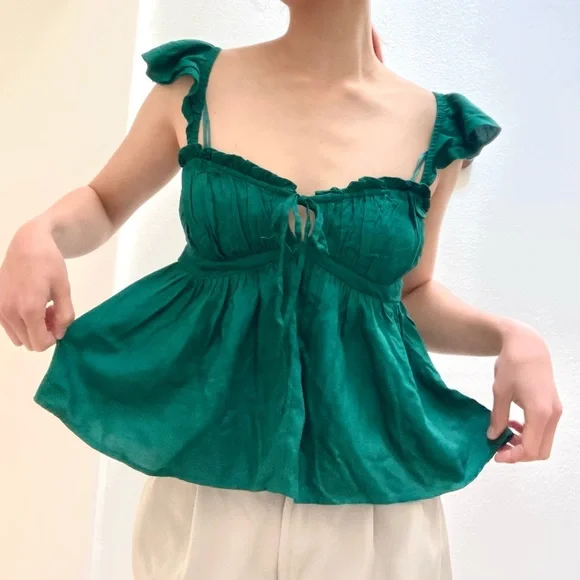 NWT Urban outfitters green cami - Picture 4 of 8